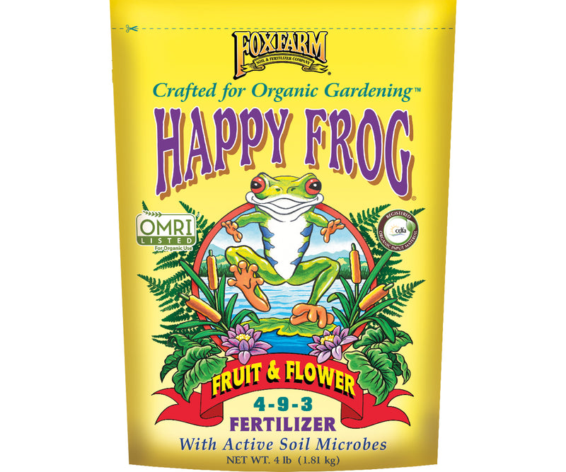 FoxFarm Happy Frog&reg; Fruit & Flower Fertilizer, 4 lb bag