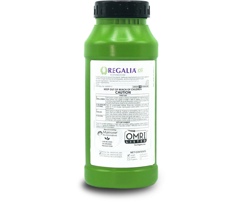 Marrone Bio Regalia CG&reg; Biofungicide, 1 qt
