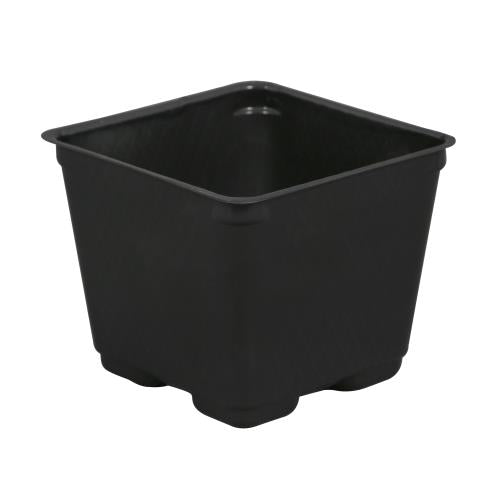 Gro Pro® Black Square Pots - Blow-Molded